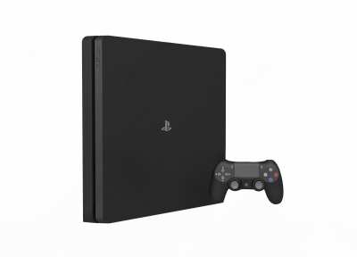 现代PS4游戏机3D模型下载